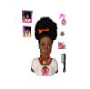 Black African Brown Styling Head Dolls with Curly Afro Hair and 5 Accessories, for Kids, Kids Toys for Ages 3 Up (Msimbi 01, 11 inch) view 1