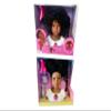 Black African Brown Styling Head Dolls with Curly Afro Hair and 5 Accessories, for Kids, Kids Toys for Ages 3 Up (Msimbi 01, 11 inch) view 3