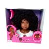 Black African Brown Styling Head Dolls with Curly Afro Hair and 5 Accessories, for Kids, Kids Toys for Ages 3 Up (Msimbi 01, 11 inch) view 4