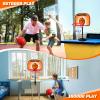 2 in 1 Toddler Basketball Hoop Indoor Basketball Hoops for Kids with Clips and Suction Cup Mini Kids Basketball Hoops for Outdoor Indoor Basketball Goal for Sport Toys Christmas Birthday Gift view 2