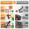 2 in 1 Toddler Basketball Hoop Indoor Basketball Hoops for Kids with Clips and Suction Cup Mini Kids Basketball Hoops for Outdoor Indoor Basketball Goal for Sport Toys Christmas Birthday Gift view 3