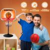 2 in 1 Toddler Basketball Hoop Indoor Basketball Hoops for Kids with Clips and Suction Cup Mini Kids Basketball Hoops for Outdoor Indoor Basketball Goal for Sport Toys Christmas Birthday Gift view 4