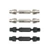 2pcs Ural Truck RC Car Spare Parts Metal Front Rear Drive Shaft for Henglong WPL Ural B36 B16 C14 C24 B24 MN D90 MN99S(White) view 1