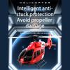 Aetheria C190 RC Helicopter, 2.4G 6CH Remote Control H145 Aircraft Model with Brushless Motor, 6G/3D Stunt Copter Model for Adults-1:30 Scale (RTF Version/Red White) view 3