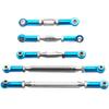 9Pcs Metal Pull Rod Steering Servo Link Linkages Swing Arm Tie Rod Upper Suspension Ends & Front Rear Shock Absorber Internal Spring Suspension Damper view 4