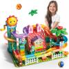 Ysityum Marble Run Building Blocks Toy - 2 in 1 Compatible Blocks Models with 6 Marble Balls, Montessori Educational Race Track Building Block Set, Classic Blocks STEM Toy for Kid Boys Girls (118PCS) view 1