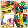 Ysityum Marble Run Building Blocks Toy - 2 in 1 Compatible Blocks Models with 6 Marble Balls, Montessori Educational Race Track Building Block Set, Classic Blocks STEM Toy for Kid Boys Girls (118PCS) view 2