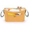 Accmor Universal Stroller Organizer, Stroller Bag Stroller Caddy Organizer, Stroller Accessories Fits for Uppababy, Baby Jogger, Nuna, Doona, Britax Strollers, Brown view 1