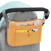 Accmor Universal Stroller Organizer, Stroller Bag Stroller Caddy Organizer, Stroller Accessories Fits for Uppababy, Baby Jogger, Nuna, Doona, Britax Strollers, Brown view 3