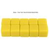 Alomejor DIY 6 Sided Dice Set Write On Cubes for Math Teaching, 30 Pcs, Home Learning (Yellow) view 3