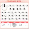 107 Pcs Friendship Bracelet Link Balloon Birthday Garland Kit 10 Inch Number Letter White Linking Balloons Banner for Music Fans Popular Singer Photo Backdrop Tour Party DIY Decoration view 2
