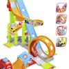 Dickie Toys ABC Jays Jump N Fun Tower (66 x 72 x 64 cm) Race Circuit from 1 Year with Loop, Frame and 2 Cars Toy, Highway Toy for Babies and Children from 12 Months view 3