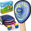 HEDUGO Toss and Catch Game Set Classical Outdoor Toys for Kids at The Beach, Yard, or Park Outside Games 4 Paddles 4 Balls Family Games for Kids and Adults Easter Toys Gifts view 1