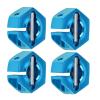 plplaaoo Wheel Hex Hub Adapter,12mm Universal Wheel Hex Drive Hub Adaptor,Easy Installation Aluminium Alloy RC Hub Adapter Extension Conversion for HSP 1/10 Scale RC Car (5.0MM Blue) view 2
