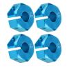 plplaaoo Wheel Hex Hub Adapter,12mm Universal Wheel Hex Drive Hub Adaptor,Easy Installation Aluminium Alloy RC Hub Adapter Extension Conversion for HSP 1/10 Scale RC Car (5.0MM Blue) view 4