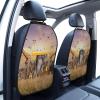Xiso Ver Car Kick Mats for Kids Back Seat Cover(2 Pk) Seat Back Protector from Scratches and Dirt-Wildlife Protection view 2