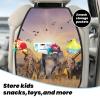 Xiso Ver Car Kick Mats for Kids Back Seat Cover(2 Pk) Seat Back Protector from Scratches and Dirt-Wildlife Protection view 3