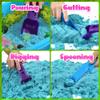 AGENTLAN Axolotl Sensory Bin,Axolotl Sensory Toys with Play Sand for Toddlers Boys and Girls, Kids Toys Gift Sand Kit for Age 3 4 5 6 7 8 view 2