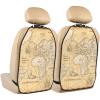 Xiso Ver Car Kick Mats for Kids Back Seat Cover(2 Pk) Seat Back Protector from Scratches and Dirt-World Map (2) view 1