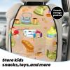 Xiso Ver Car Kick Mats for Kids Back Seat Cover(2 Pk) Seat Back Protector from Scratches and Dirt-Scandinavian Style Hygge view 3