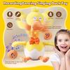 13" Eggshell Talking Dancing Duck, Repeating What You Say Mimicking Recording Plush Baby Toy Musical Songs Singing Talking Glowing Animated Twisting Gifts of Lighting Up Funny Toys for Toddler Kids view 2