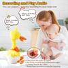 13" Eggshell Talking Dancing Duck, Repeating What You Say Mimicking Recording Plush Baby Toy Musical Songs Singing Talking Glowing Animated Twisting Gifts of Lighting Up Funny Toys for Toddler Kids view 4