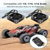 2PCS 35mm 21000RPM RC Motor Cooling Fan for 1/8 and 1/10 Scale RC Cars, Aluminum ESC Cooling Fans for 3650 3660 540 550 Brushless Motor (Black Silver) view 2