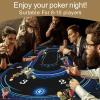 AQQA 70 x 35 Inch Poker Mat, 8-10 Players Texas Hold'em Poker Rubber Mat Poker Topper for Tables, Table Top Mat - Deluxe Playing mat for Casino Night view 3