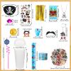 Spakon 283 Pcs Pirate Party Favors Supplies Include Pirate Pendants Bracelets Cup Straw Keychains Rings Eye Masks Mustache Tattoo Stickers Gold Coins Cards for Birthday Party view 3