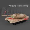 Tsiodot 2.4GHz Mini RC Tank Toy with LED and Rotating Turret. The Ultimate Military Toy for Boys and Girls (Yellow) view 3