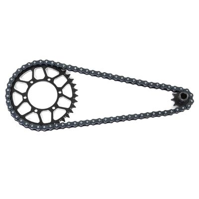 JOYSOG RC Motorcycle Chain Gear Set for LOSI 1/4 Promoto-MX RC Chain Front 10T Gears + Rear Hub Chain Sprocket 36T Gears Upgrades Parts (Black)