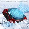 2PCS ESC Motor Cooling Fans for 1/8 and 1/10 Scale RC Cars, 35mm 21000RPM Aluminum RC Motor Cooling Fan for 3650 3660 540 550 Brushless Motor(Black Red) view 3