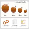 135pcs Brown Balloon Arch Kit Different Sizes of 18 12 10 5 Inch Dark Brown Balloons for Birthday Party Graduation Wedding Anniversary Baby Shower Decoration view 3