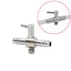 DingMotuo Mini Fuel Water OR Oiler TAP for Gas Nitro RC Model Boats for 2.5mm to 4mm Tube Watter Cooling Tap view 3