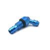 2PCS Aluminum Bulkhead Nipple(Dia2.5,D5,L21mm) Suit W/Fuel Bottle 120 Degree Nozzle Oil Tank Accessories for RC Car/Boat Model view 3