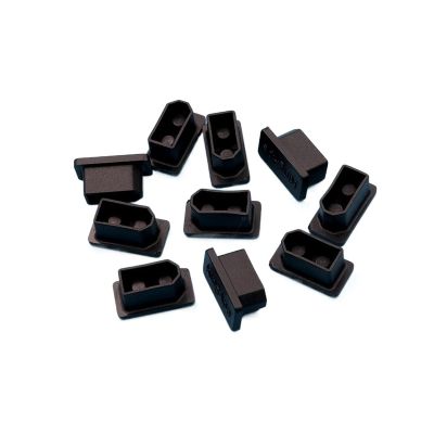 10 Pieces XT60 XT60H Drone PVC Protective Cover Dust Cap Protector Male Female(XT60 Black-Female)
