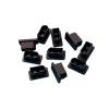 10 Pieces XT60 XT60H Drone PVC Protective Cover Dust Cap Protector Male Female(XT60 Black-Female) view 1