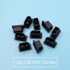 10 Pieces XT60 XT60H Drone PVC Protective Cover Dust Cap Protector Male Female(XT60 Black-Female) view 2