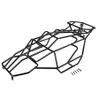 FLMLF RC Car Shell Metal Black Roll Cage Kit with Spare Tire Carrier for 1/5 Losey 5ive-t Rofun Rovan Racing Truck Parts view 1