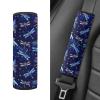 Biyejit Dragonfly Print Car Seat Belt Pillow for Kids Boys Girls, 2Pcs Car Seat Belt Cover Pad Head and Neck Support Backpack School Bag Shoulder Pads view 2