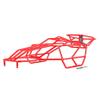 FLMLF RC Car Shell Metal Red Roll Cage Kit with Spare Tire Carrier for 1/5 Losey 5ive-t Rofun Rovan Racing Truck Parts view 2