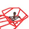 FLMLF RC Car Shell Metal Red Roll Cage Kit with Spare Tire Carrier for 1/5 Losey 5ive-t Rofun Rovan Racing Truck Parts view 4
