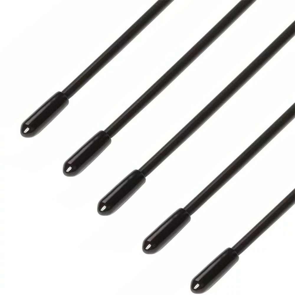 5PCS 15cm Plastic Protection Antenna Tube with Caps for Futaba FrSky Jumper RadioMast Receiver RC Drone Racing Boat Parts