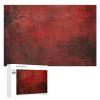 1000 PCS Jigsaw Puzzle for Adults Personalized Picture Puzzle Red Texture Image Customized Wooden Puzzle for Family, Birthday, Wedding, Game Nights Gifts, 20.4"x15" view 1