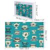 1000 PCS Jigsaw Puzzle for Adults Personalized Picture Puzzle Retro Tea Cup Customized Wooden Puzzle for Family, Birthday, Wedding, Game Nights Gifts, 20.4"x15" view 2