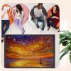 Blosssound 55"x 37" for 3000 Piece Foldable Puzzle Board Mat Large Portable Felt Jigsaw Puzzle Mat Pad Non Slip Storage Board view 4