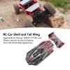 Alomejor RC Car Shell and Tail Wing Set Cool and Stylish Appearance Fine Craftsmanship with Plastic Material for RC Car 124010 view 2