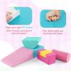Costzon Toddler Climbing, 6 Pieces Climb and Crawl Playset with PU Cover for Baby Crawling, Climbing & Walking, Indoor Foam Climbing Blocks for Toddlers (Pink) view 2