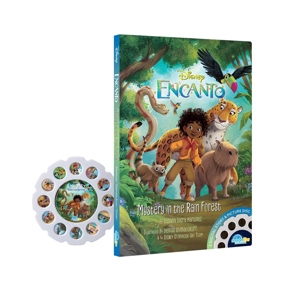 Moonlite Storytime - Disney's Encanto Mystery in The Rain Forest - A Magical Way to Read Together - Projector Sold Separately - Digital Story Magic - Learning Gifts for Kids Ages 1 Year & Up
