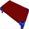 20 Pieces Toddlers Cot Sheets for Daycare Preschool Standard Size 23 x 52 Inch Soft Breathable Nap Sheet Polyester Cotton Burgundy Cot Sheet for Boys Girls Naptime Sleeping for Cots Mat view 1